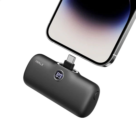 iWALK LinkPod P | 4800mAh 18W Portable Charger For iPhone 15/15 Pro [Built-In USB-C Connector]