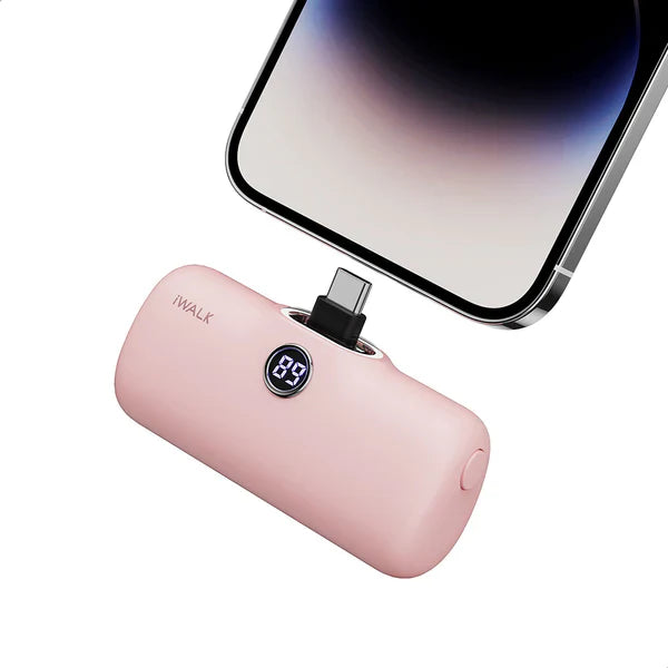 iWALK LinkPod P | 4800mAh 18W Portable Charger For iPhone 15/15 Pro [Built-In USB-C Connector]