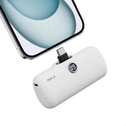 iWALK LinkPod P | 4800mAh 18W Portable Charger For iPhone 15/15 Pro [Built-In USB-C Connector]