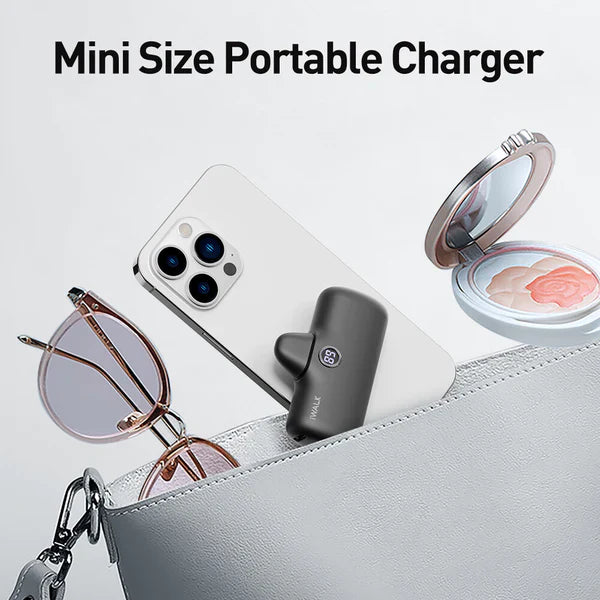 iWALK LinkPod P | 4800mAh 18W Portable Charger For iPhone 15/15 Pro [Built-In USB-C Connector]