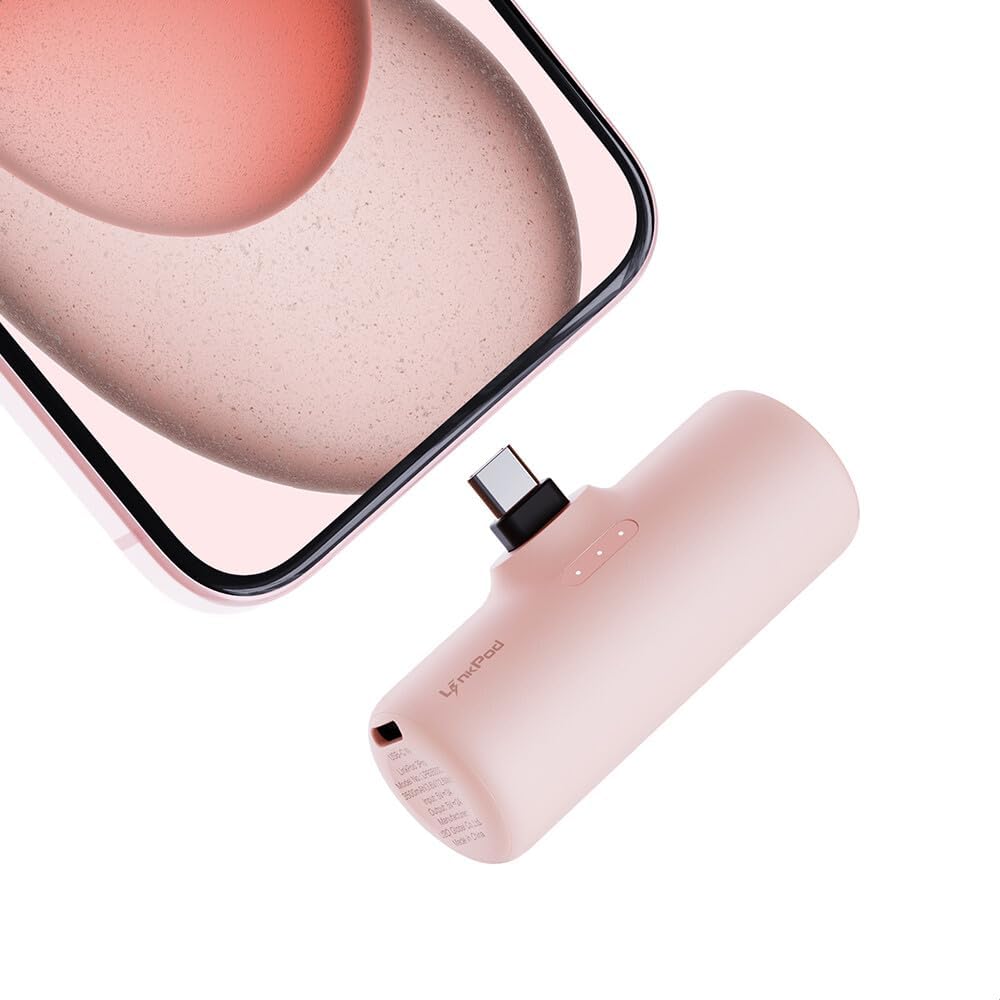 iWALK PD Fast Portable Charger For iPhone 1515 ProiWALK Portable Charger with Tiny Size,Upgraded 15W 3500mAh Power Bank with Built-in USB-C Plug Compatible with iPhone 15/15 Plus/15 Pro/15 Pro Max Series,iPad,White