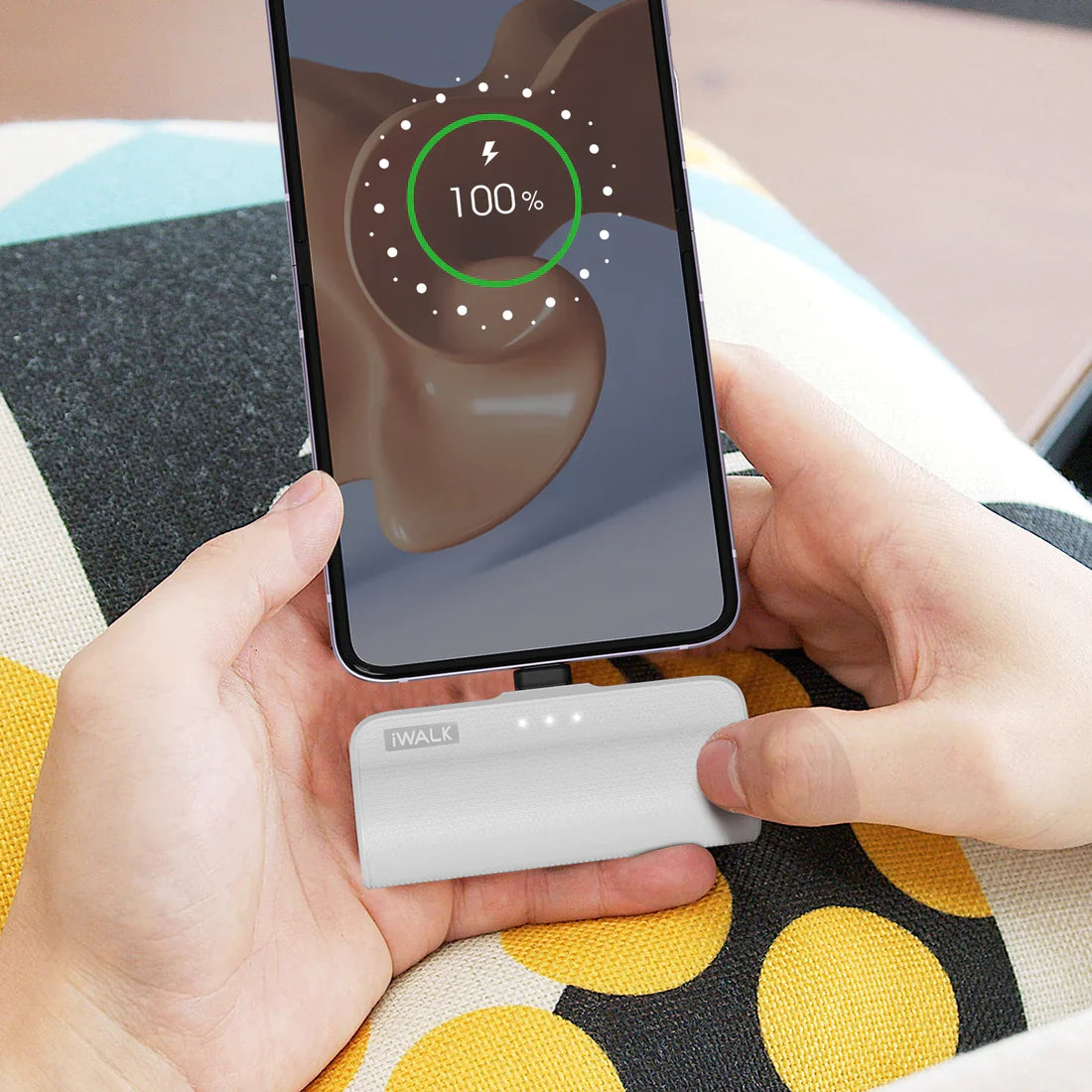 iWALK LinkMe Plus | 3350mAh Small Portable Charger [Built-In Lightning Connector]