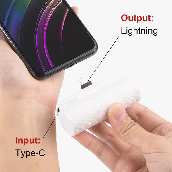 iWALK LinkMe Plus | 3350mAh Small Portable Charger [Built-In Lightning Connector]