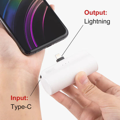 iWALK LinkMe Plus | 3350mAh Small Portable Charger [Built-In Lightning Connector]