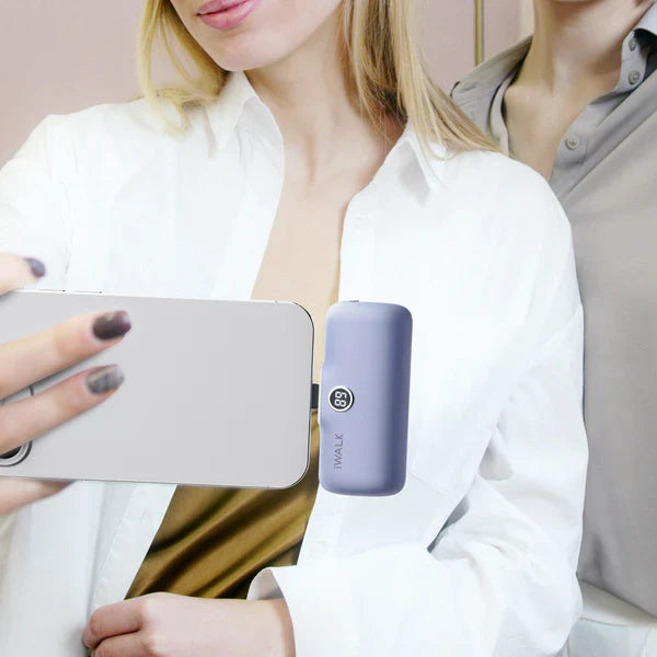 iWALK LinkPod P | 5000mAh 20W Portable Charger for iPhone [Built-In Lightning Connector]