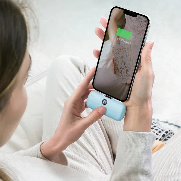 iWALK LinkPod P | 5000mAh 20W Portable Charger for iPhone [Built-In Lightning Connector]