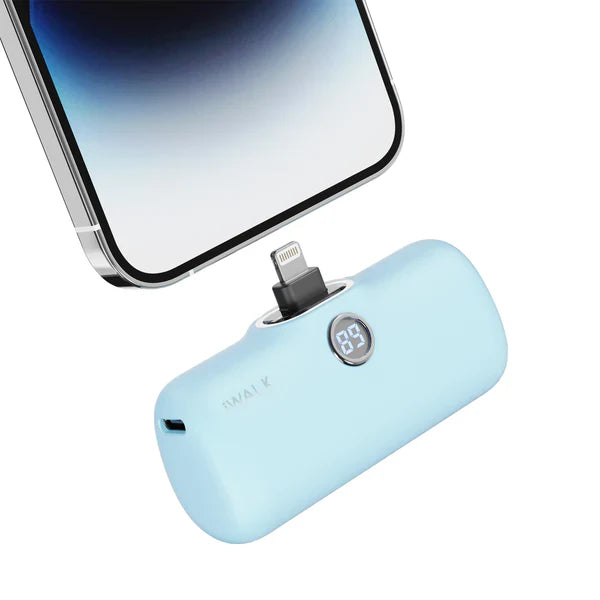 iWALK LinkPod P | 5000mAh 20W Portable Charger for iPhone [Built-In Lightning Connector]